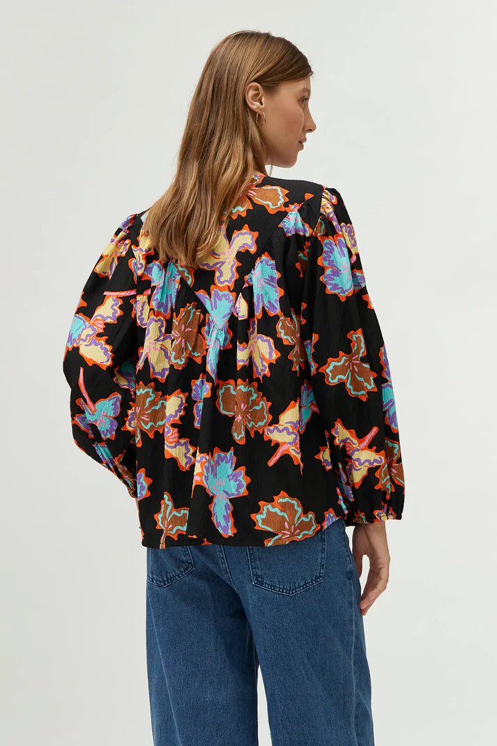 Alhelí floral print top