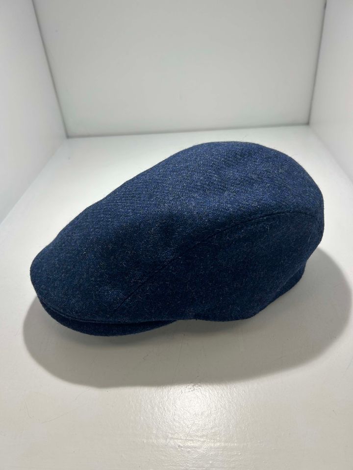 Navy Wool Cap