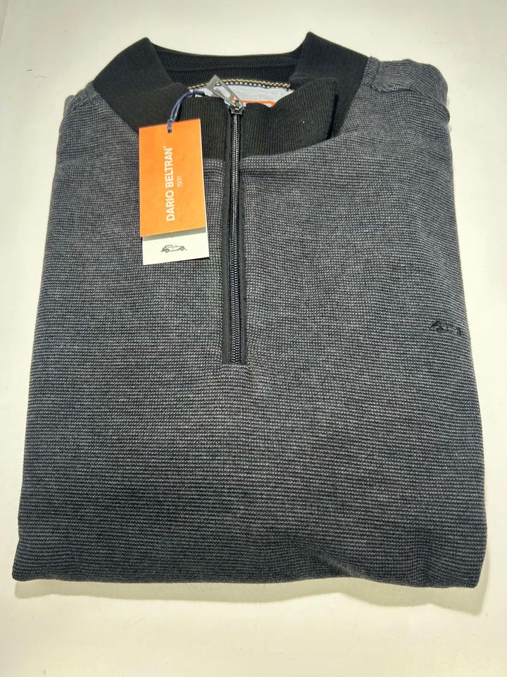 Dario Beltran 1/4 Zip - Grey/Black