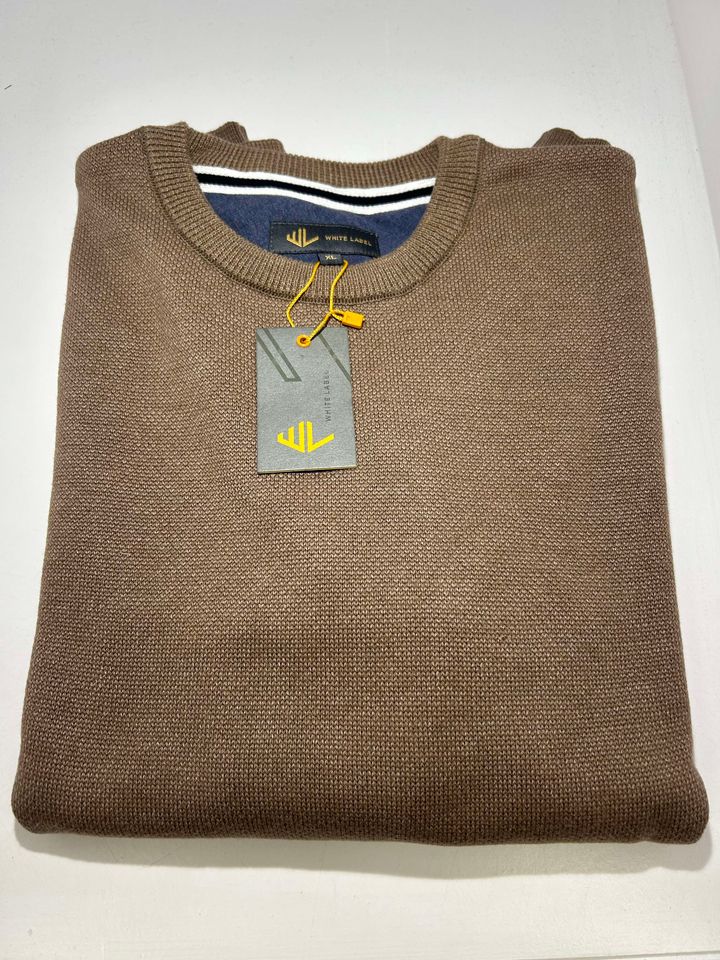 White Label Hunter Crew Neck - Taupe/Sand