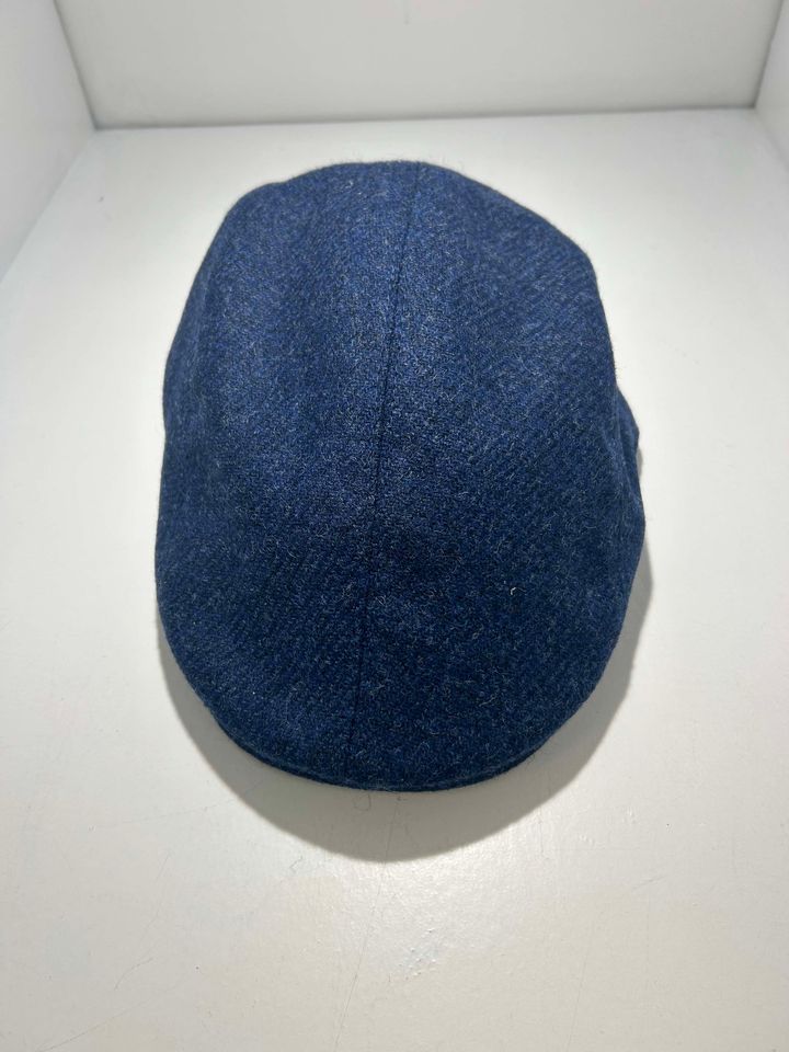 Navy Wool Cap