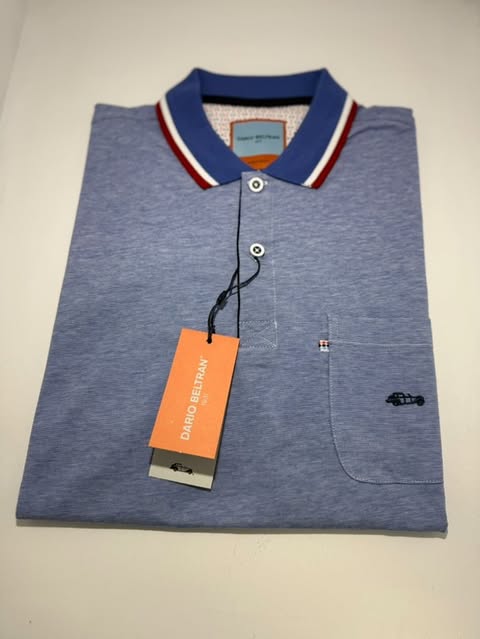 Dario Beltran Polo Shirt 3750 - Blue