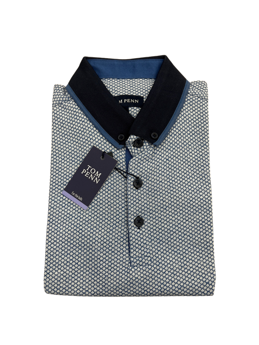 TPP943 Knit Polo - Blue