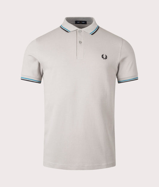 The Fred Perry Twin Tipped Polo Concrete