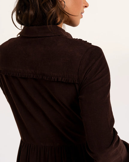 Bella Dress - Brown