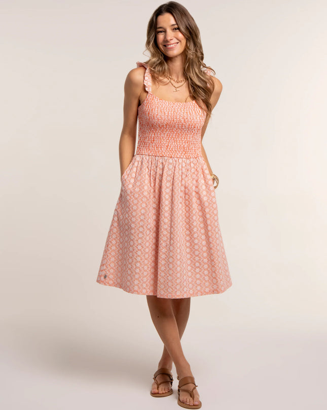 Fossil Embroidered Knee Length Dress