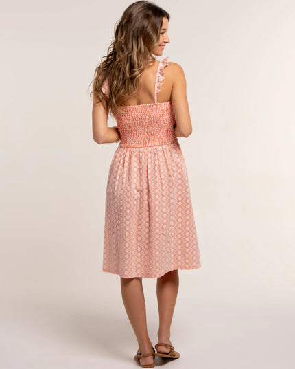 Fossil Embroidered Knee Length Dress