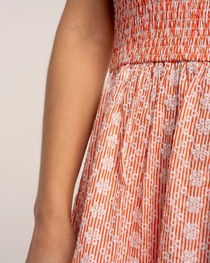 Fossil Embroidered Knee Length Dress