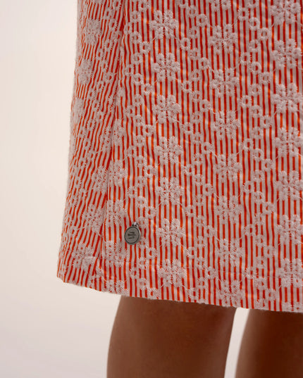 Fossil Embroidered Knee Length Dress