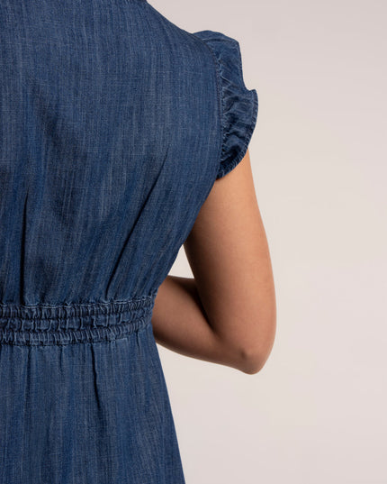 Elowen Denim Knee Length Dress