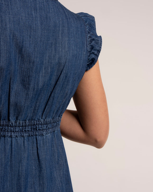 Elowen Denim Knee Length Dress