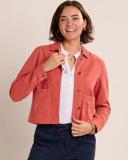 Juana Denim Jacket - Rust