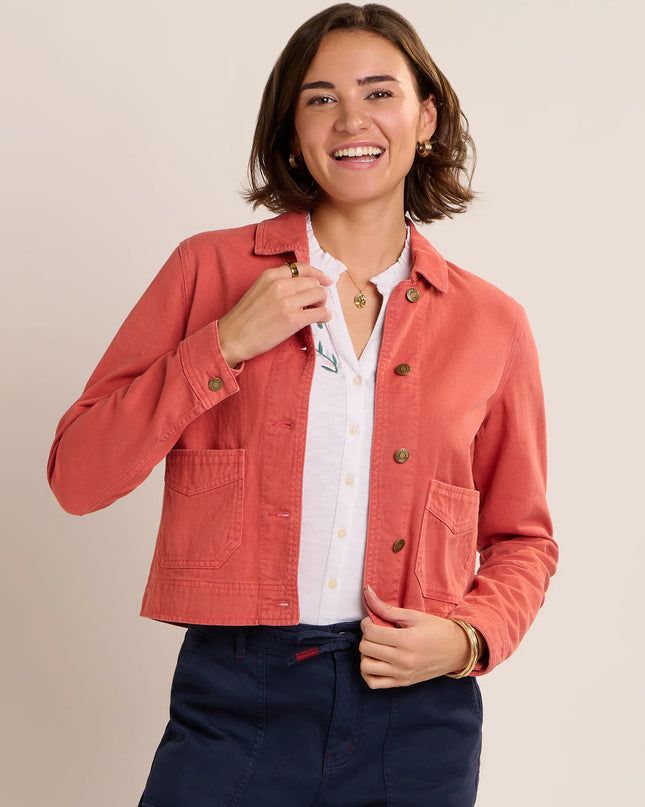 Juana Denim Jacket - Rust