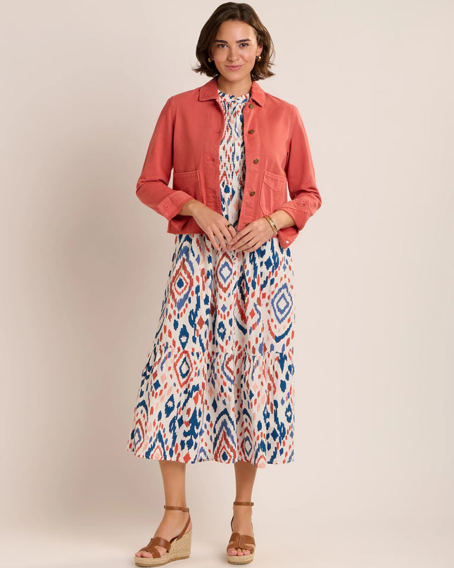 Juana Denim Jacket - Rust