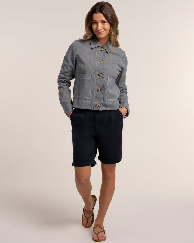 Odalys Stripe Jacket - Blue
