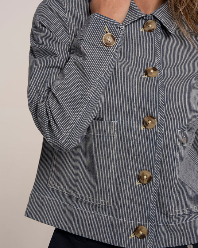 Odalys Stripe Jacket - Blue