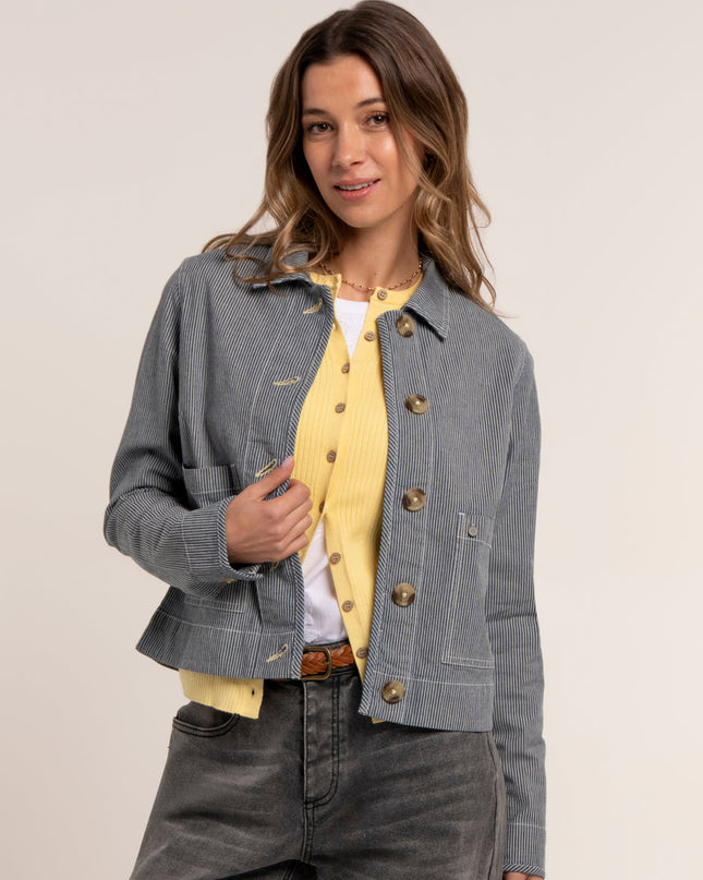 Odalys Stripe Jacket - Blue
