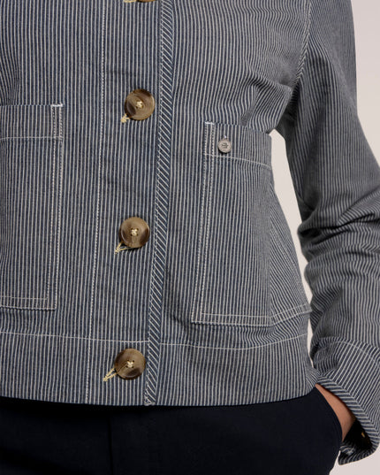 Odalys Stripe Jacket - Blue