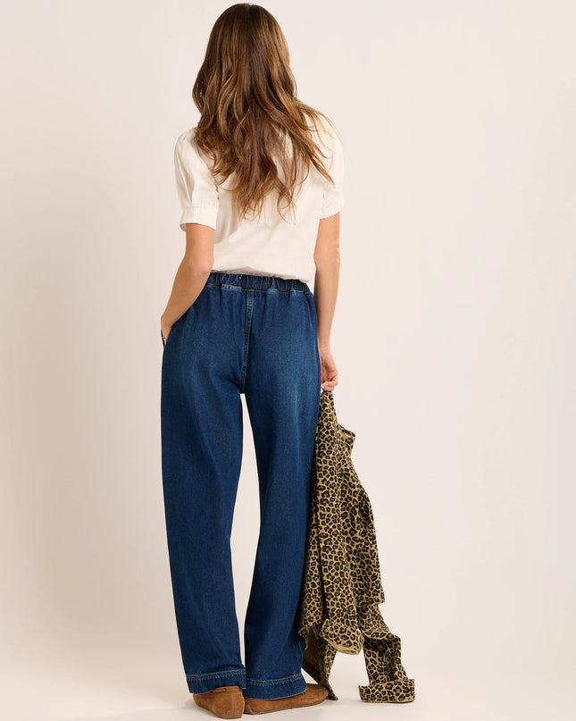 Tayanna Denim Trousers - Blue