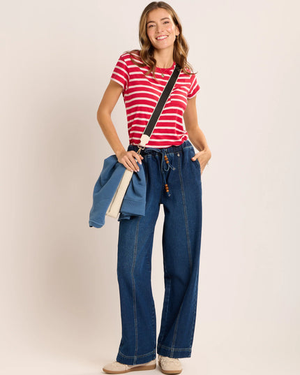Tayanna Denim Trousers - Blue