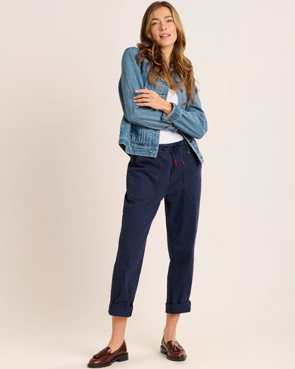 Blake Turn Up Trousers - Navy