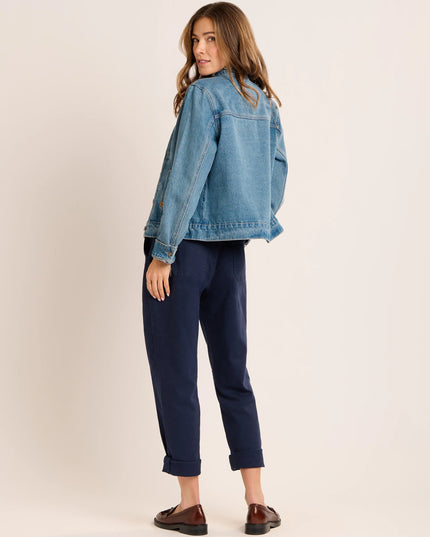 Blake Turn Up Trousers - Navy