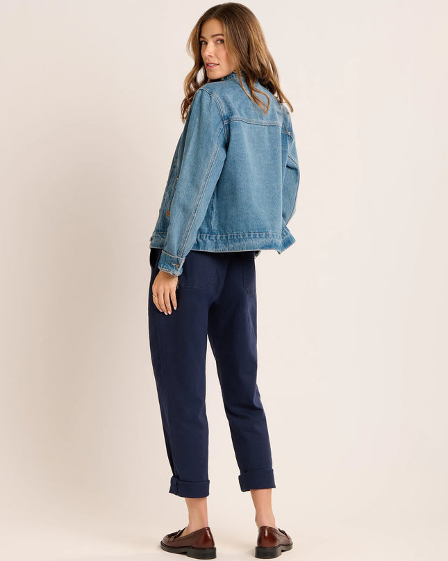 Blake Turn Up Trousers - Navy