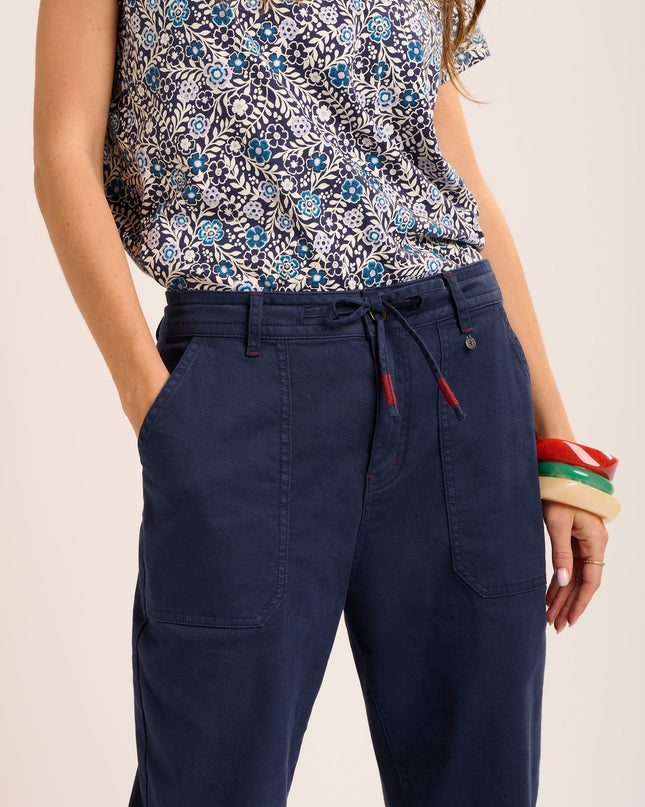 Blake Turn Up Trousers - Navy