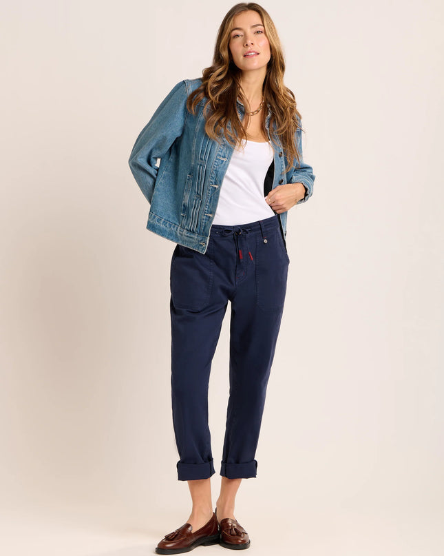 Blake Turn Up Trousers - Navy