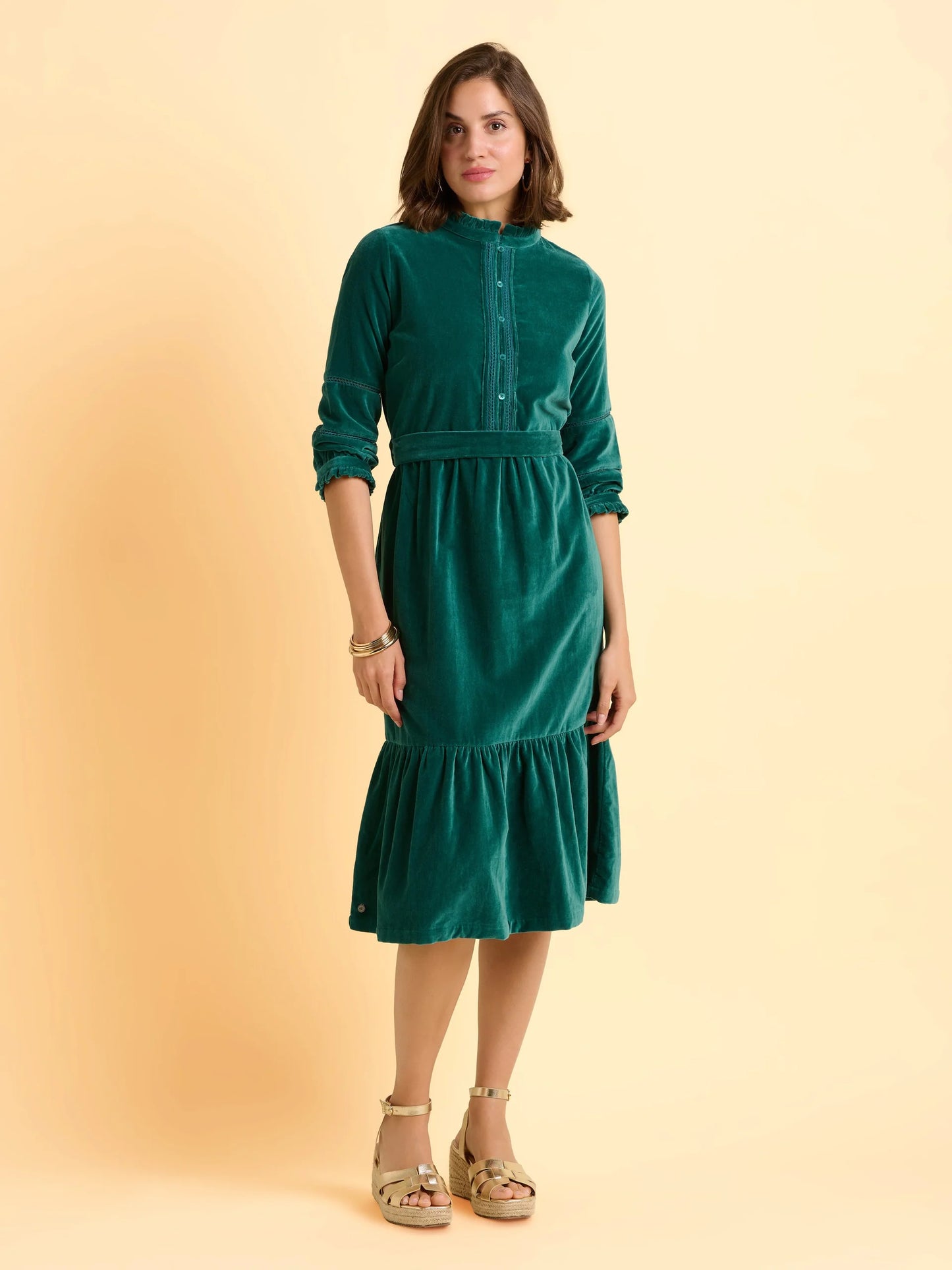 Starry Velvet Midi Dress