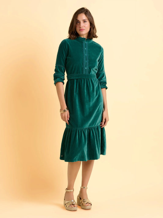 Starry Velvet Midi Dress