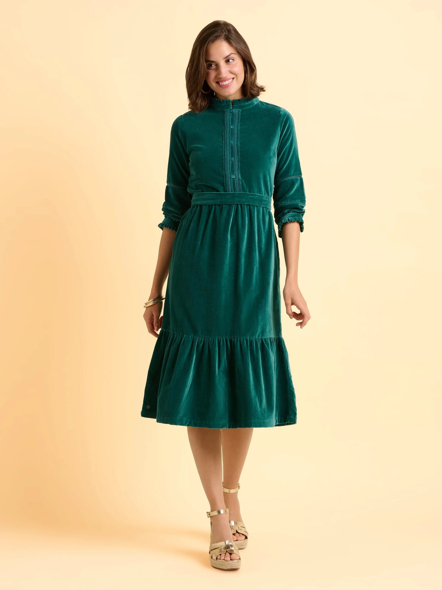 Starry Velvet Midi Dress