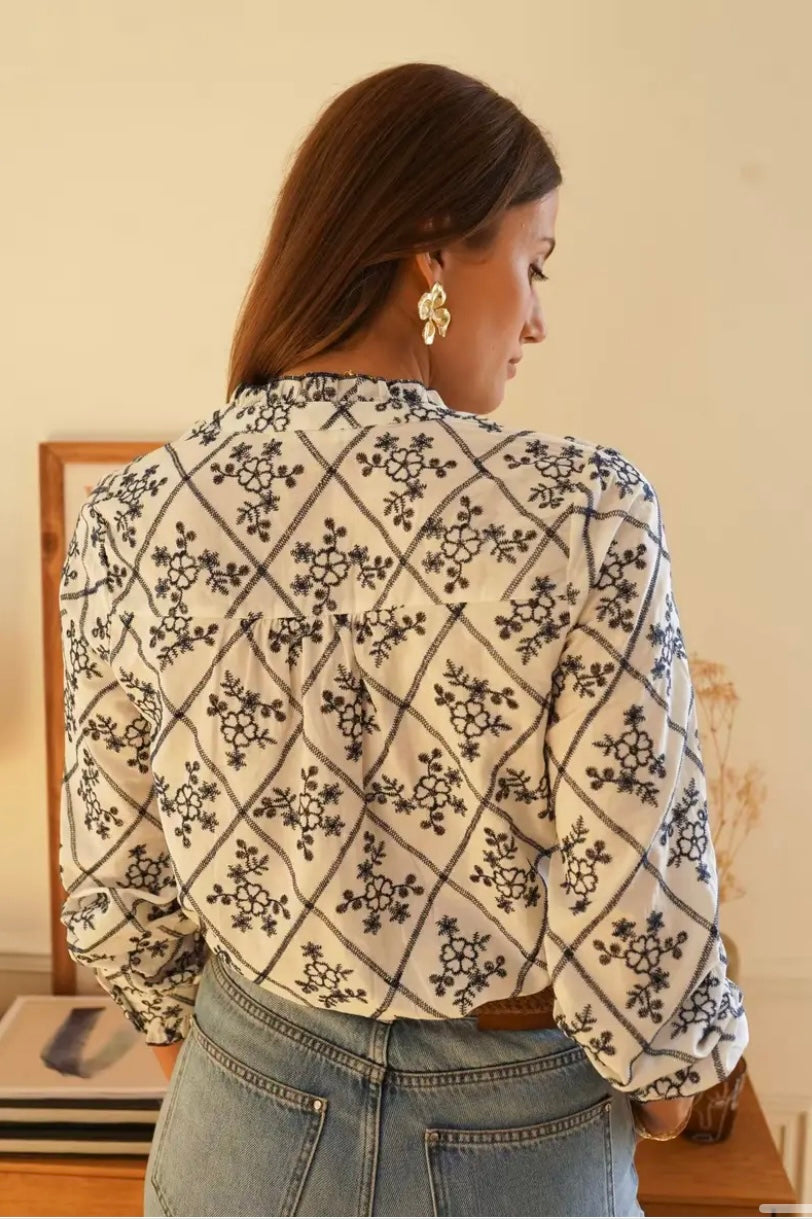 Annalise Embroidered Blouse