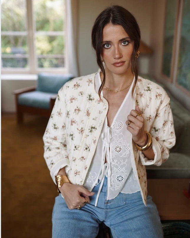 Esmée Floral Quilted Jacket