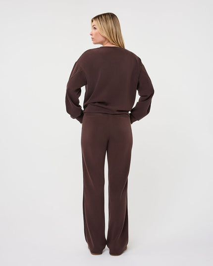Knot Detail Modal Sweatshirt - Cacao