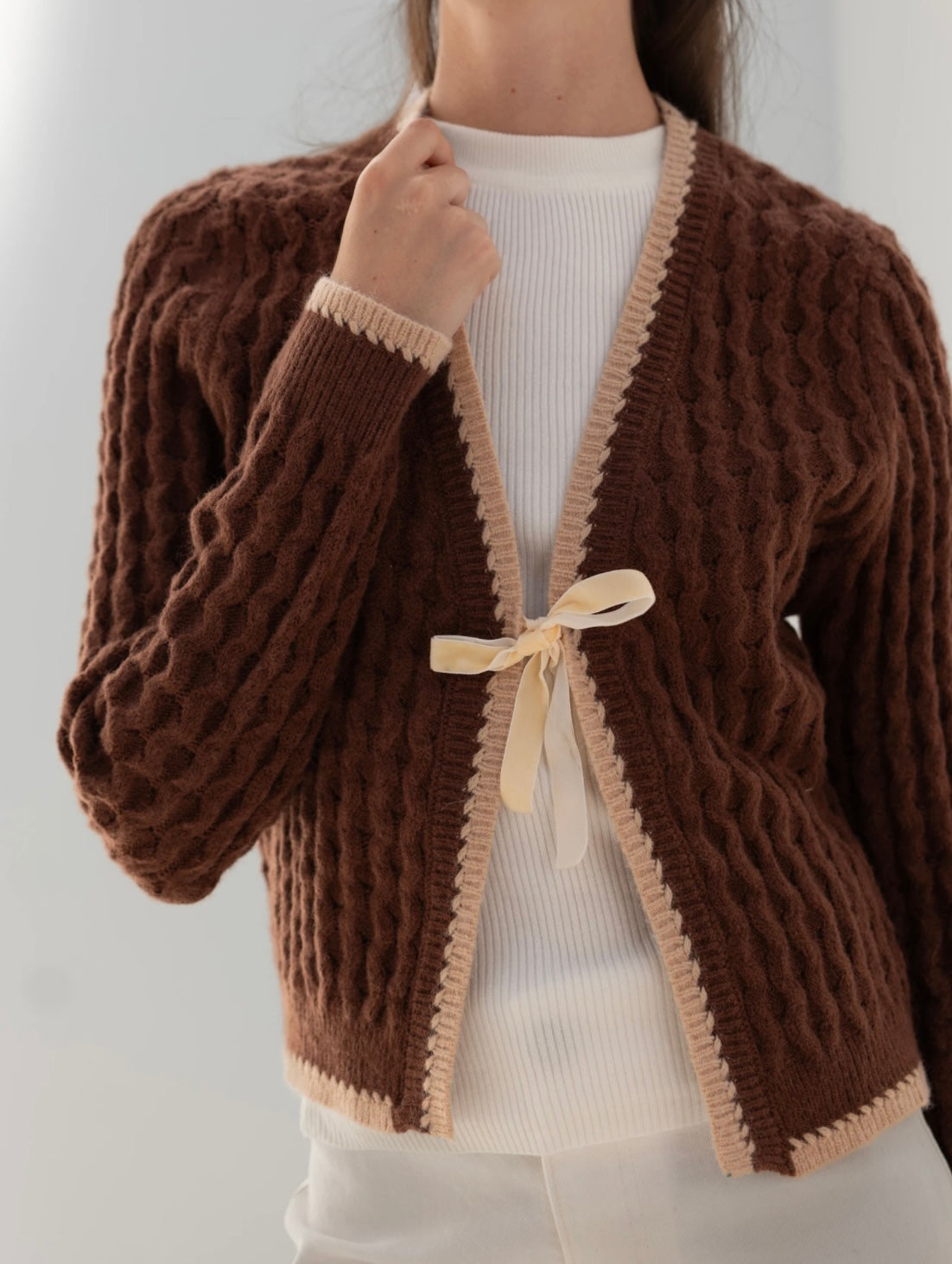 Layla Cardigan - Ecru