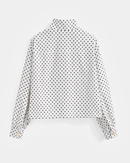 Suzie Short Polka Dot Jacket - White