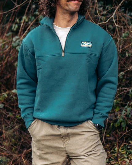 Bracken Quarter Zip - Forrest