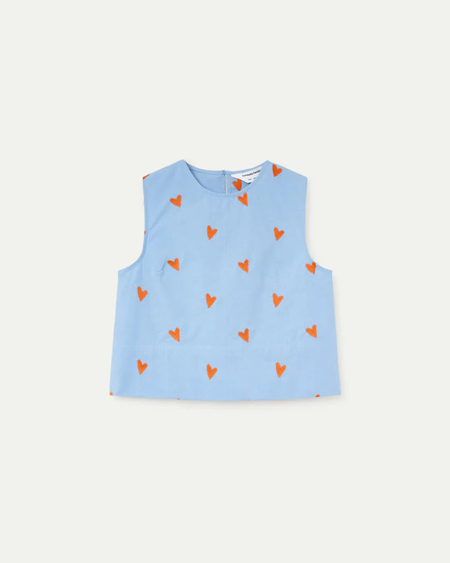 Susie Embroidered Heart Top