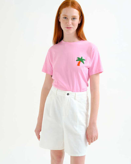 Palm Tree T-Shirt - Pink