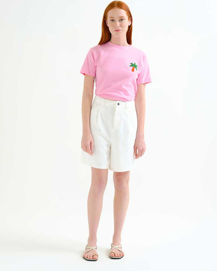 Palm Tree T-Shirt - Pink