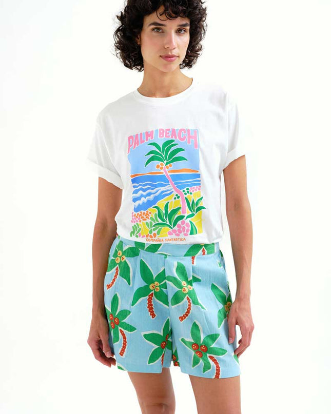 Palm Beach T-Shirt - Graphic Print