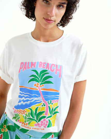 Palm Beach T-Shirt - Graphic Print