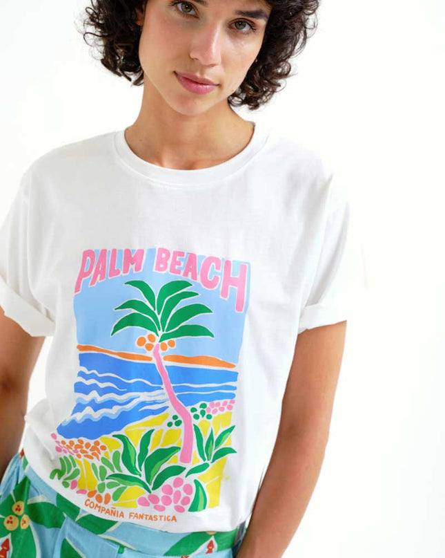 Palm Beach T-Shirt - Graphic Print