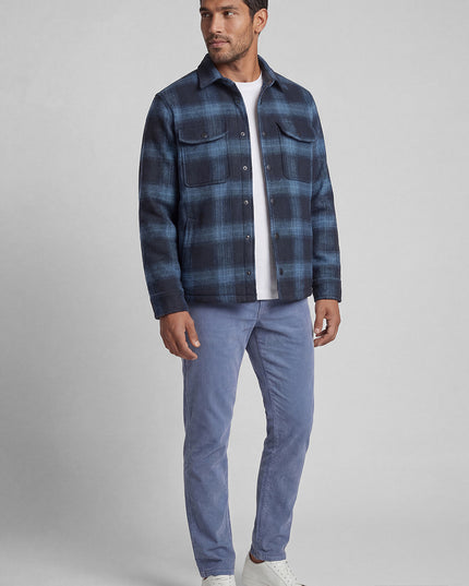 Wool Blend Jacket - Navy/Blue