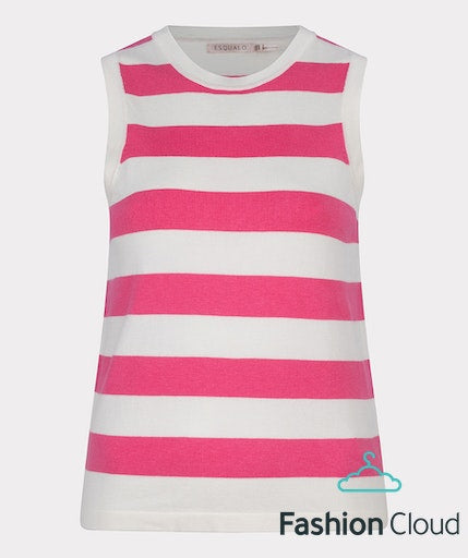 Esqualo Top Striped Sleeveless