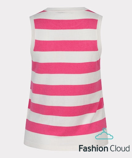 Esqualo Top Striped Sleeveless