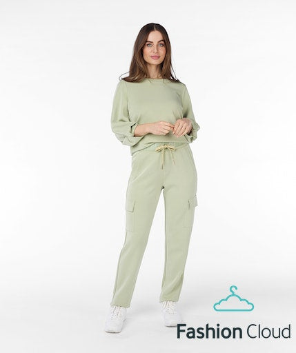 EsQualo Modal Cargo Jogger - Pistachio