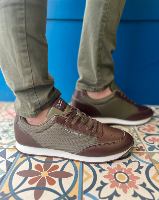 Tommy Hilfiger Lo Runner - Brown/Khaki