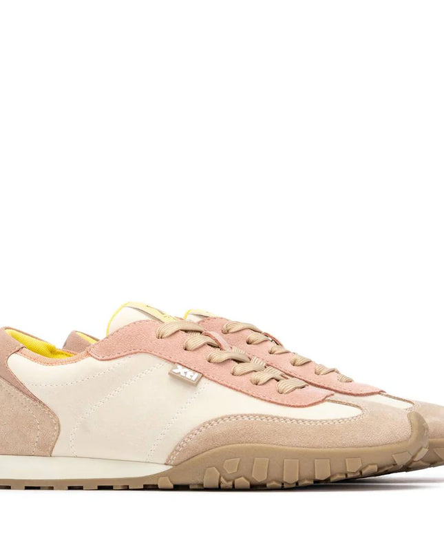 XTI 145213 Low Retro Sneaker - Peach Sorbet